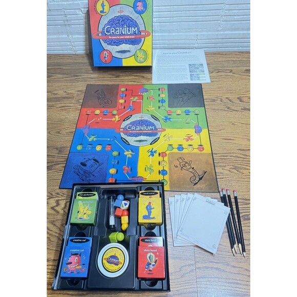 Cranium The Game 4 Your Whole Brain 1998 Outrageous Game Board‎ - Picture 6 of 13